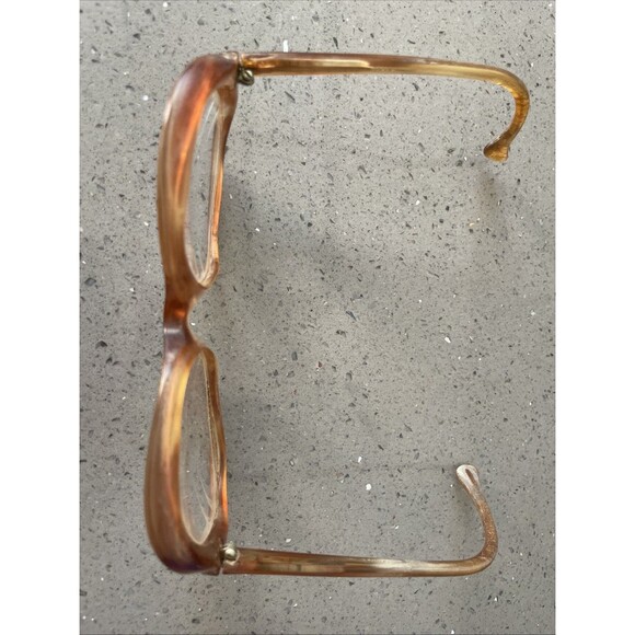 Bausch & Lomb B&L Eyeglasses Frames ONLY round oversized Italy 55-17-140 brown - Picture 2 of 15